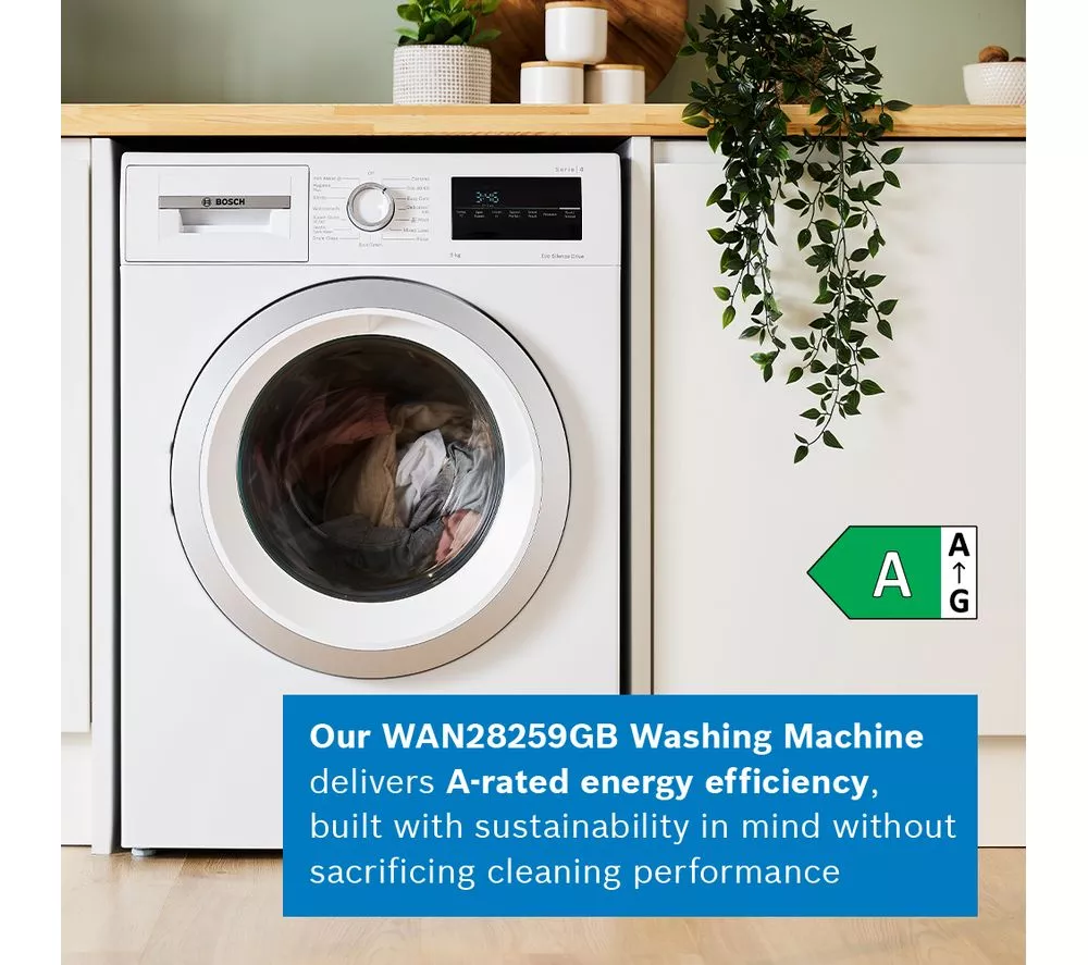 BOSCH Series 4 WAN28259GB 9 kg 1400 Spin Washing Machine - White