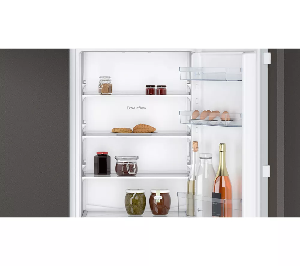 NEFF N30 KI7861FE0G Integrated 60 40 Fridge Freezer - Fixed Hinge