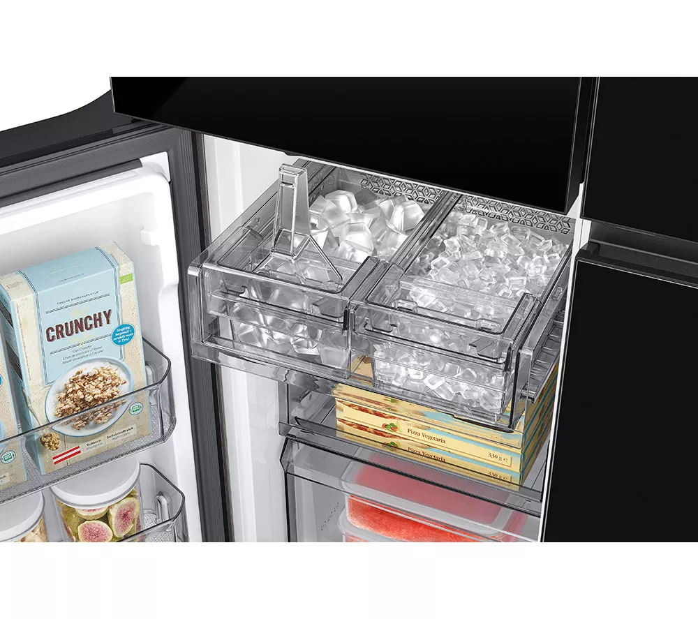 SAMSUNG Bespoke with See-Thru Door RF65DB970E22EU Smart Fridge Freezer - Black