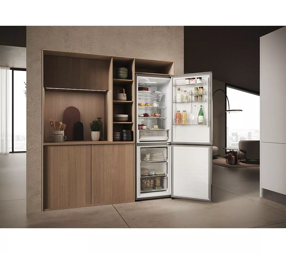 HAIER HDPW3618DNPK Smart 60 40 Fridge Freezer - Inox