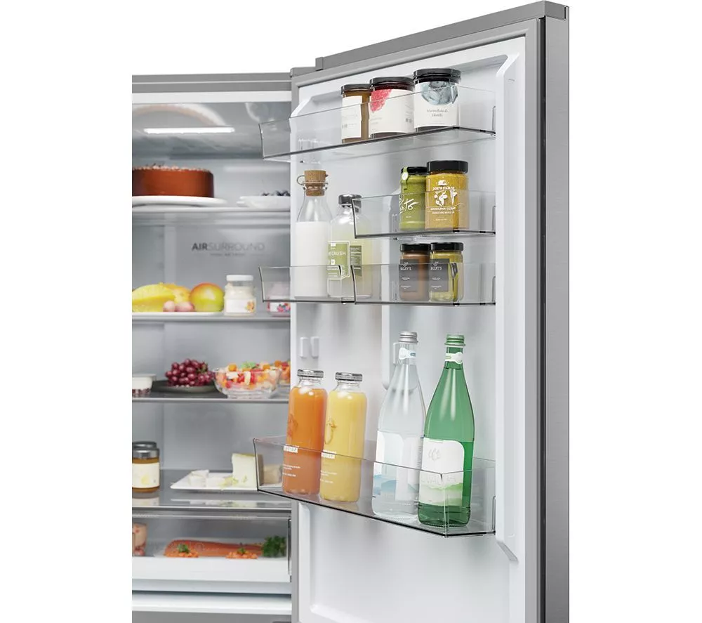 HAIER HDPW3618DNPK Smart 60 40 Fridge Freezer - Inox