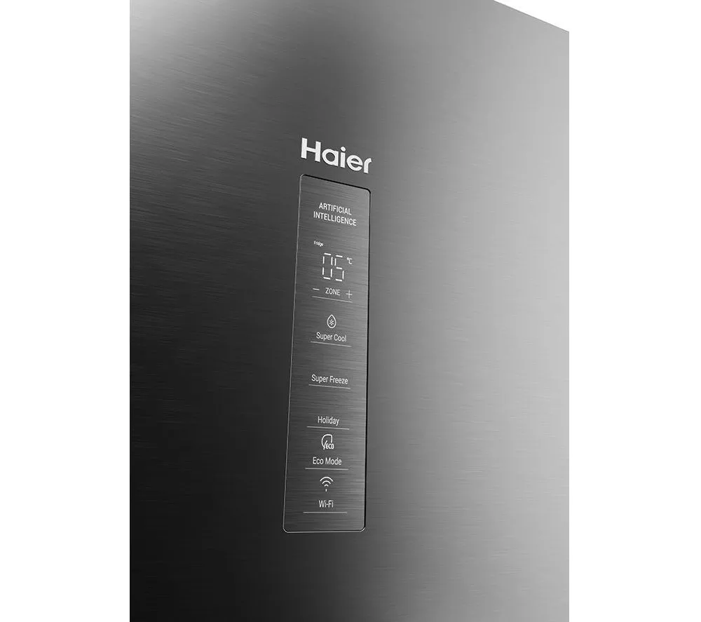 HAIER HDPW3618DNPK Smart 60 40 Fridge Freezer - Inox