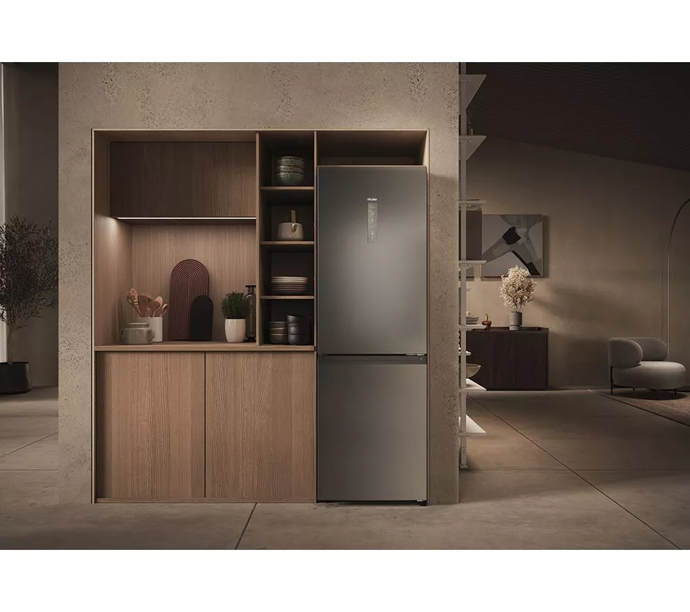 HAIER HDPW3618DNPK Smart 60 40 Fridge Freezer - Inox