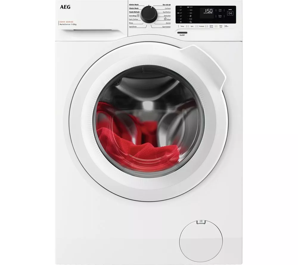 AEG LFX50142B 10 kg 1400 Spin Washing Machine - White