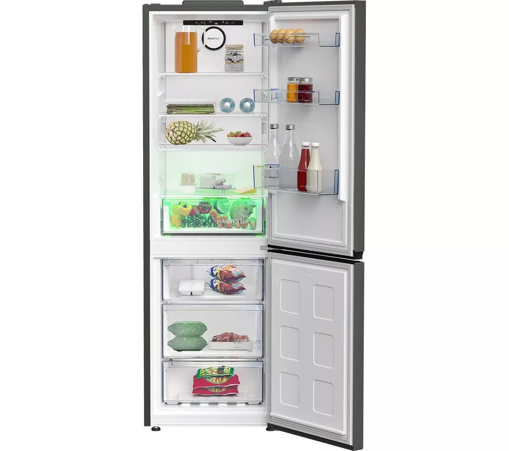 BEKO CNG5686VG 60 40 Fridge Freezer - Graphite
