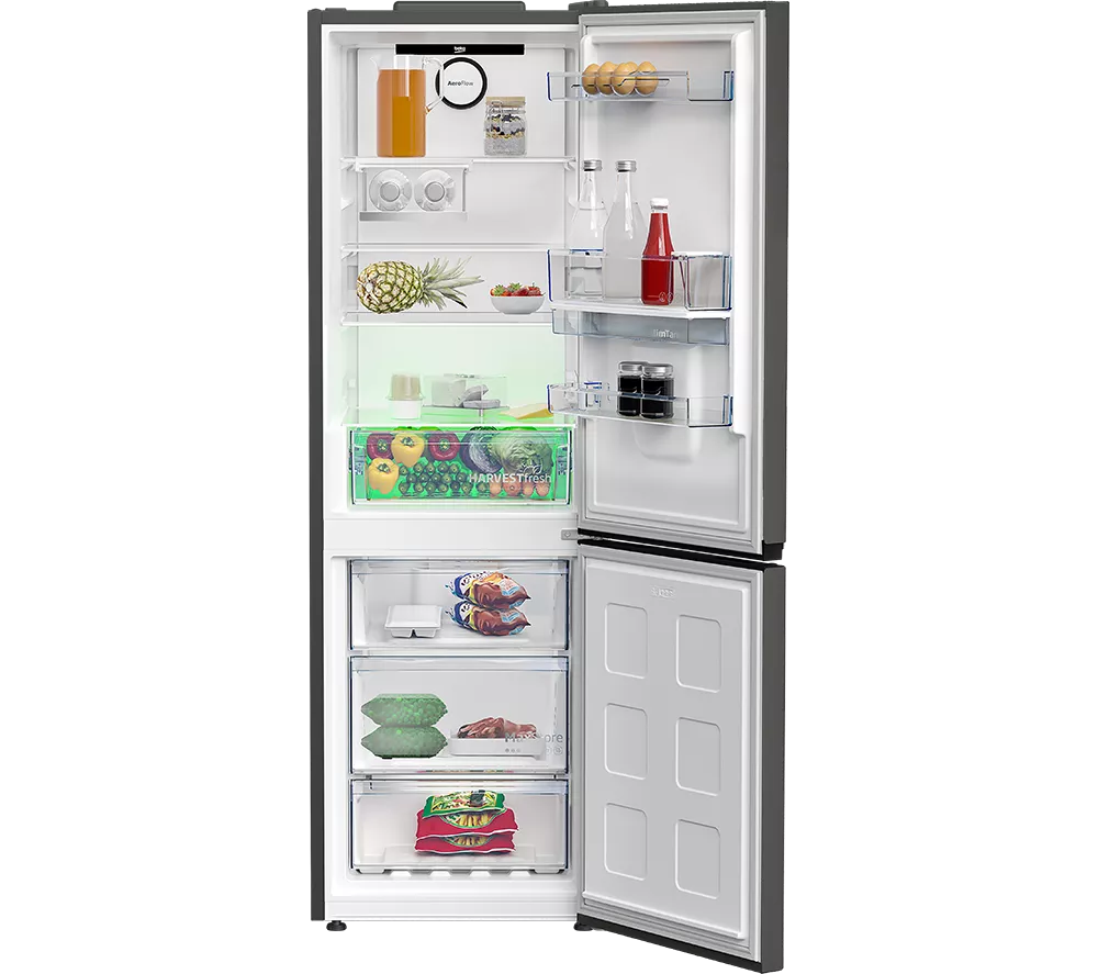 BEKO CNG4686DVG 60 40 Fridge Freezer - Graphite