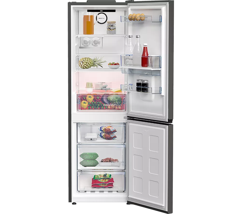 BEKO CNG4686DVG 60 40 Fridge Freezer - Graphite