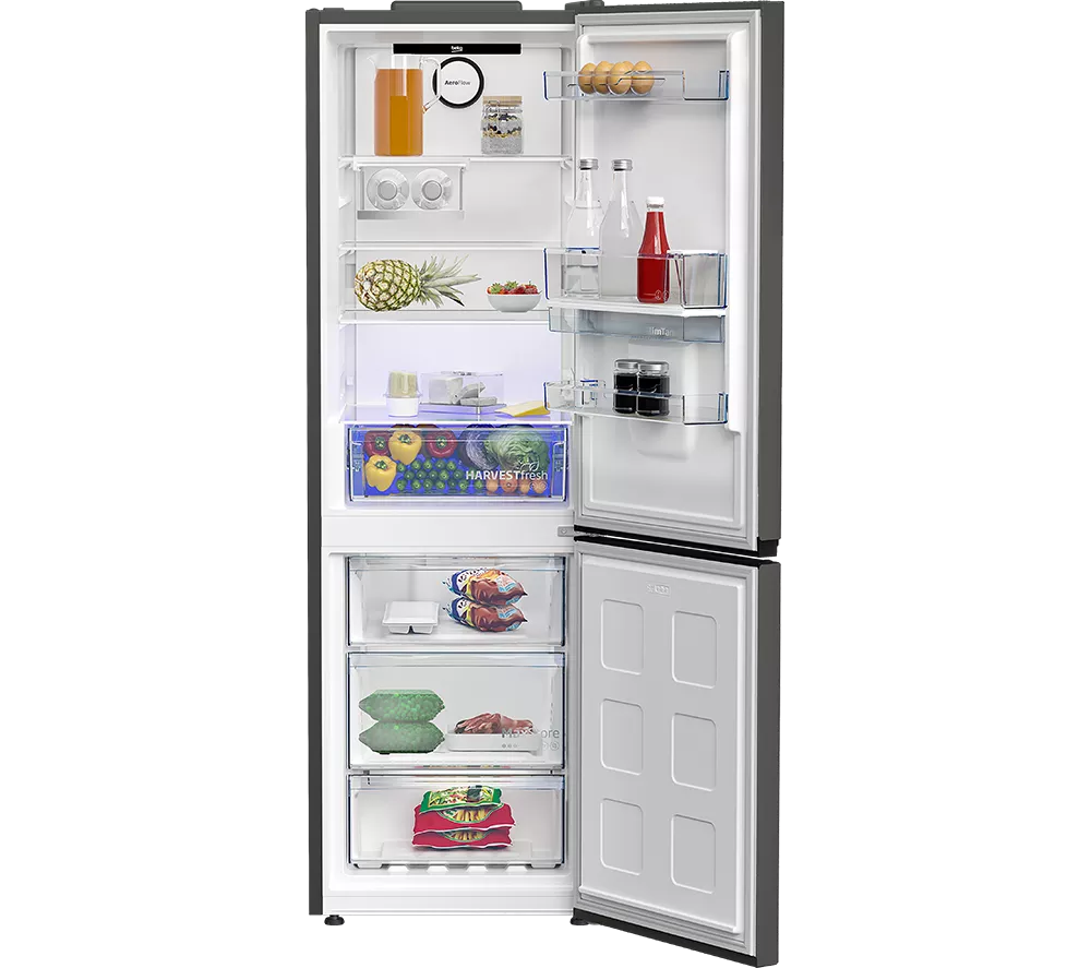 BEKO CNG4686DVG 60 40 Fridge Freezer - Graphite