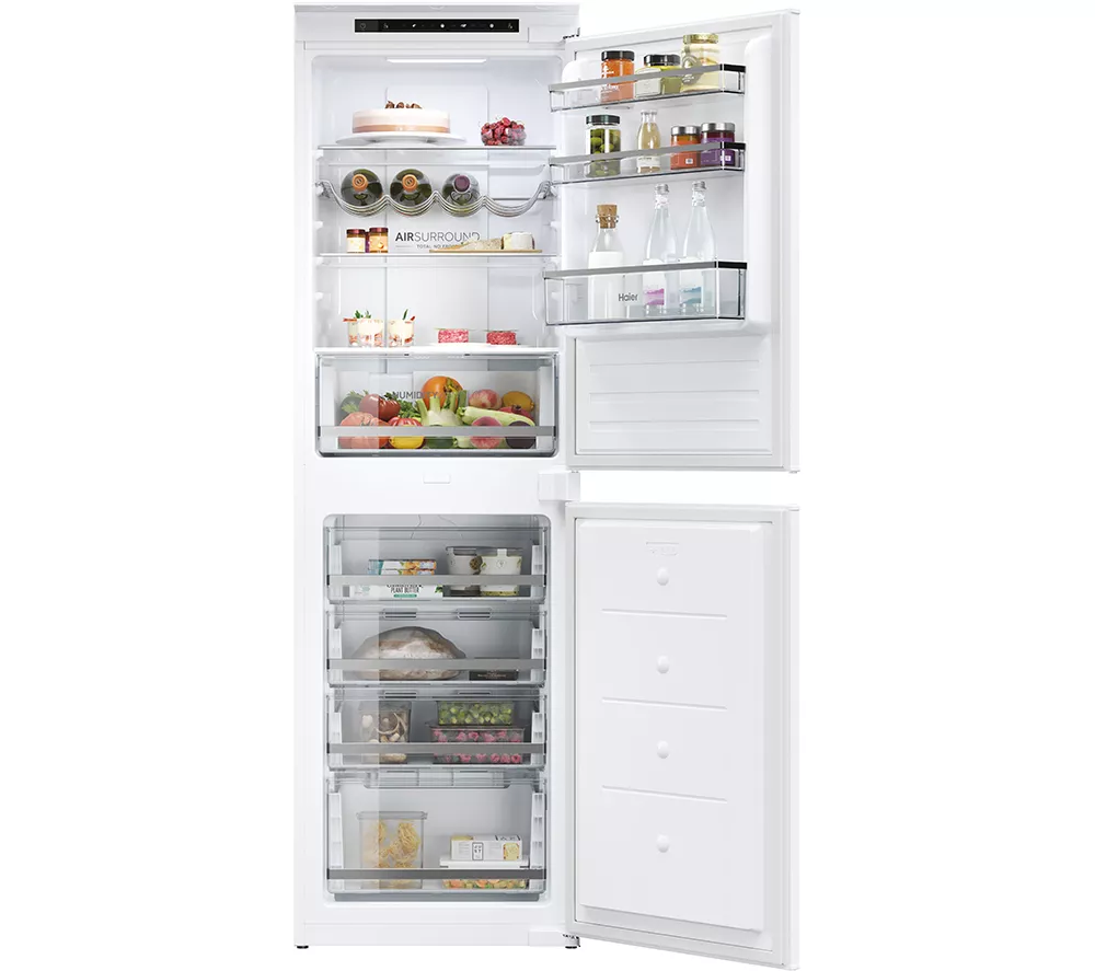 HAIER HB50T618FMK Integrated Smart 50 50 Fridge Freezer - Sliding Hinge