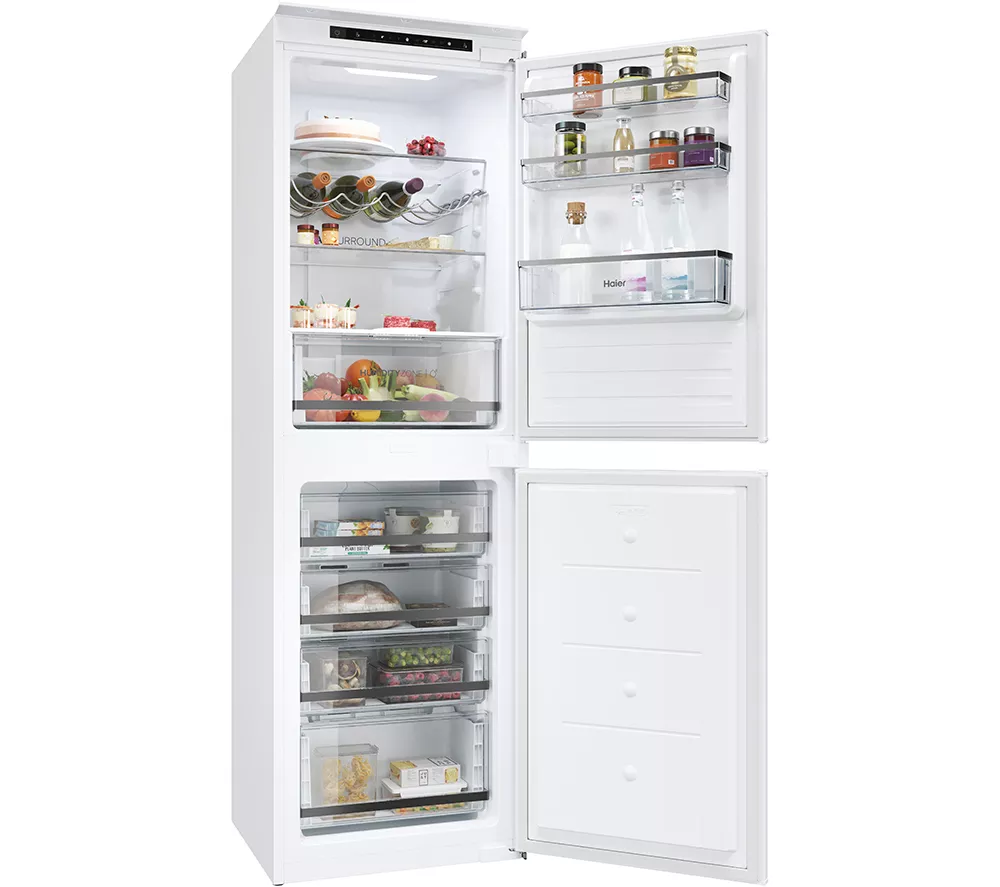 HAIER HB50T618FMK Integrated Smart 50 50 Fridge Freezer - Sliding Hinge