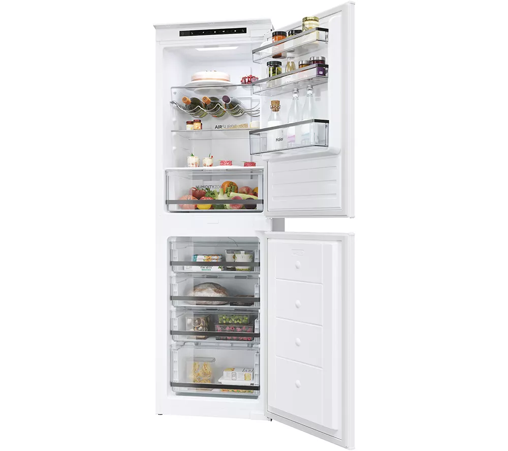 HAIER HB50T618FMK Integrated Smart 50 50 Fridge Freezer - Sliding Hinge