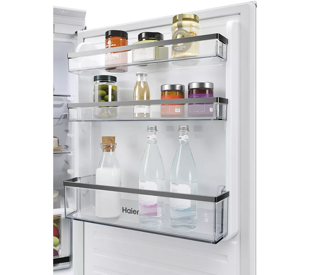 HAIER HB50T618FMK Integrated Smart 50 50 Fridge Freezer - Sliding Hinge