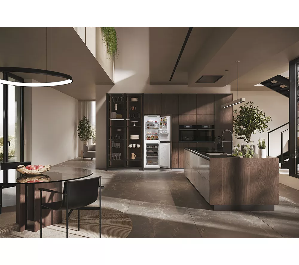 HAIER HB50T618FMK Integrated Smart 50 50 Fridge Freezer - Sliding Hinge
