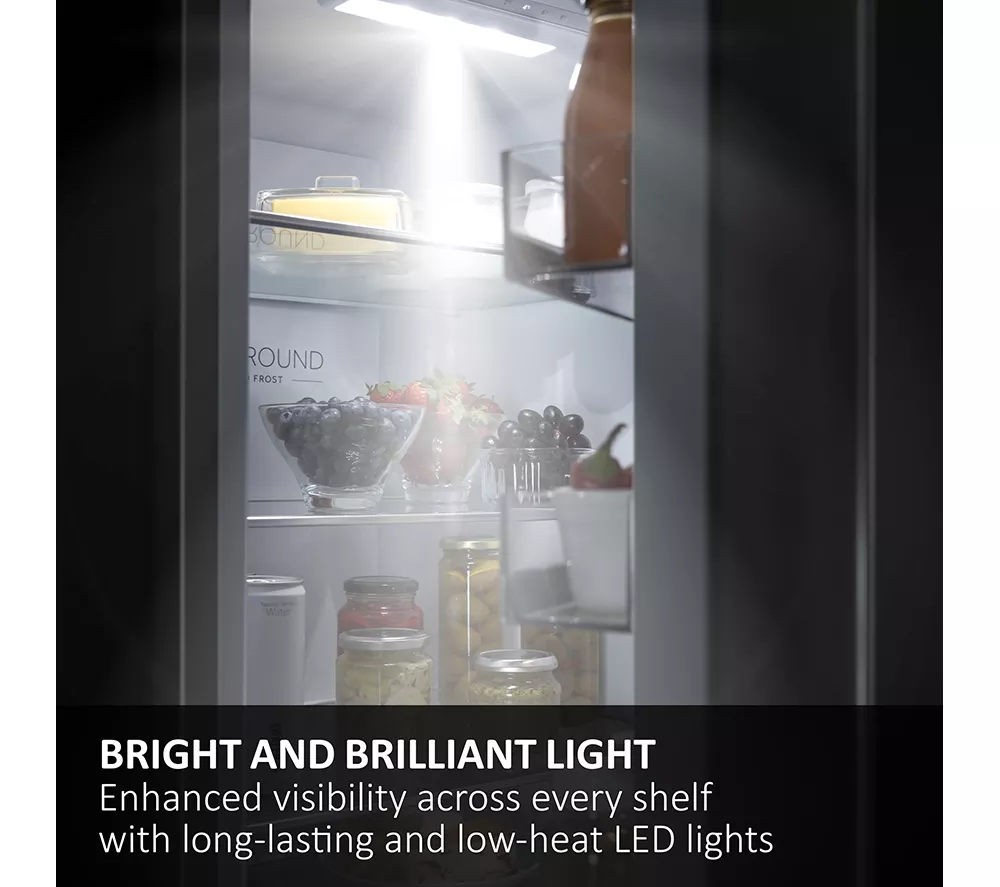 HAIER HB50T618FMK Integrated Smart 50 50 Fridge Freezer - Sliding Hinge