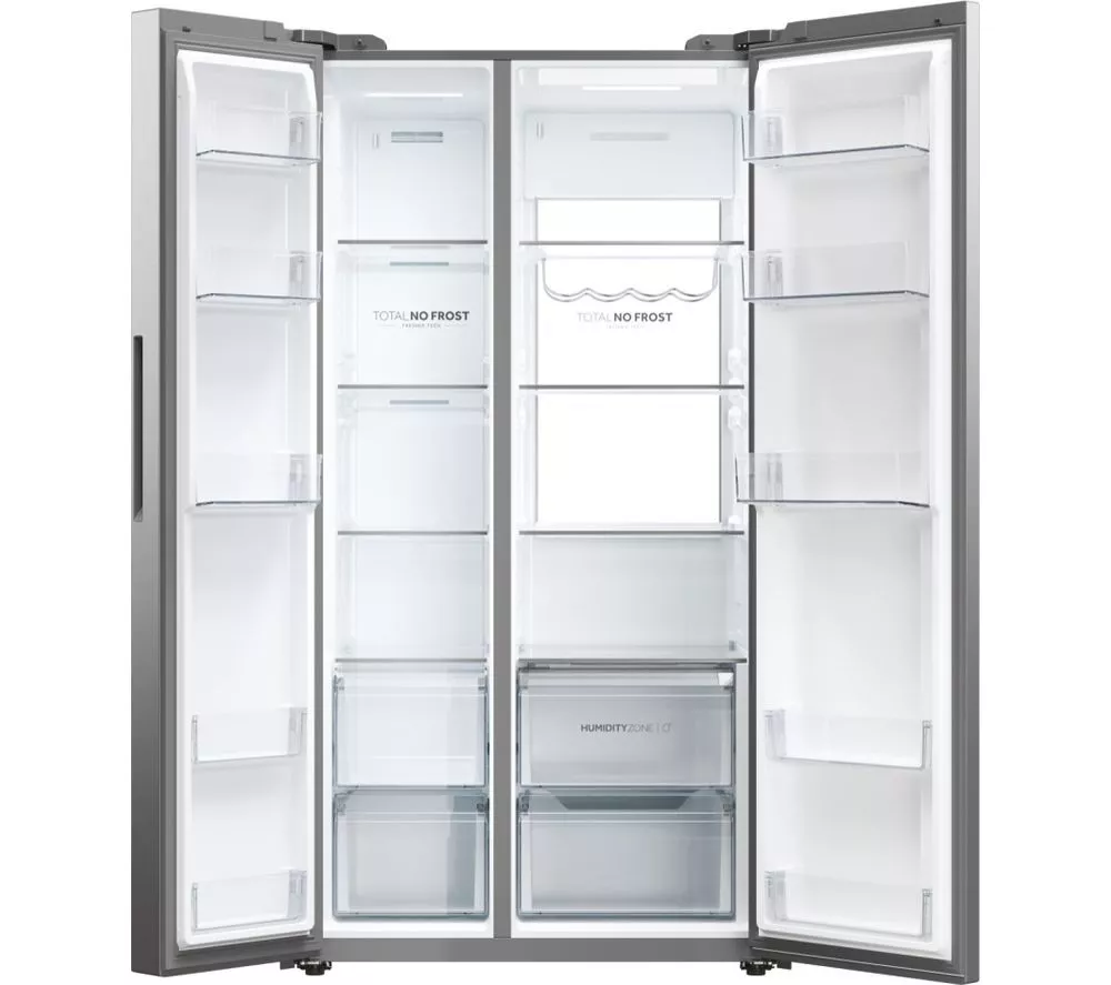 HAIER Series 7 HSW79F18ANMMUK American-Style Smart Fridge Freezer - Silver