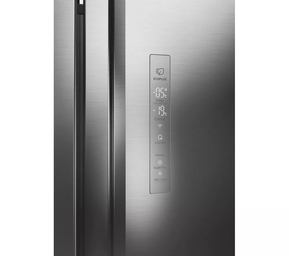 HAIER Series 7 HSW79F18ANMMUK American-Style Smart Fridge Freezer - Silver