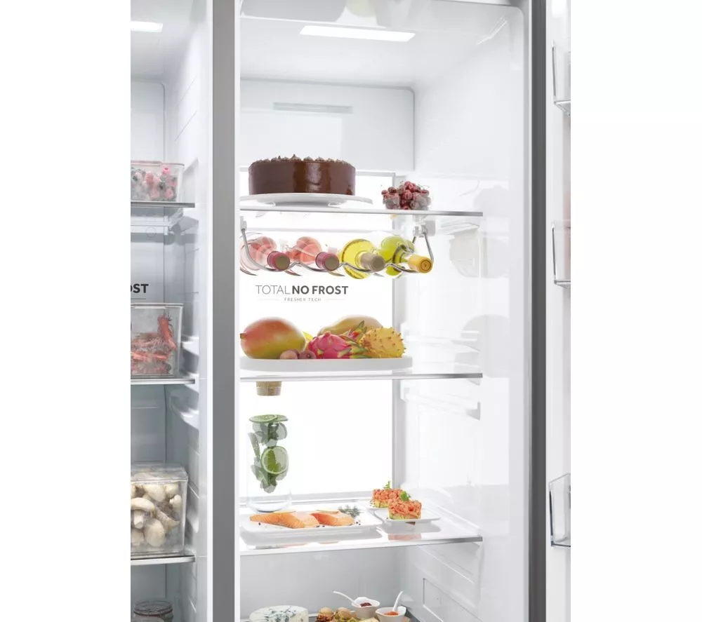 HAIER Series 7 HSW79F18ANMMUK American-Style Smart Fridge Freezer - Silver