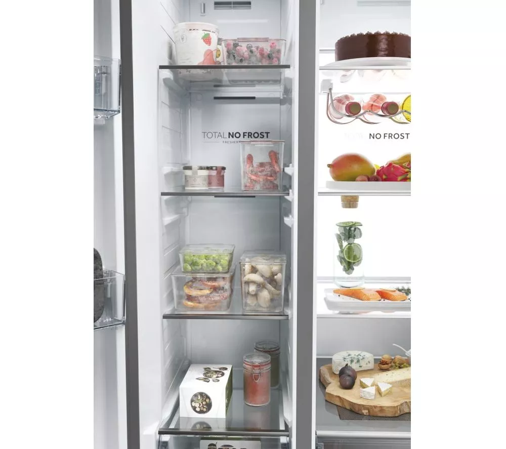 HAIER Series 7 HSW79F18ANMMUK American-Style Smart Fridge Freezer - Silver