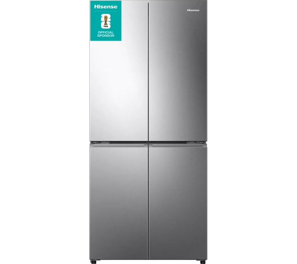 HISENSE PureFlat RQ5P470SAID Fridge Freezer - Silver Stainless Steel