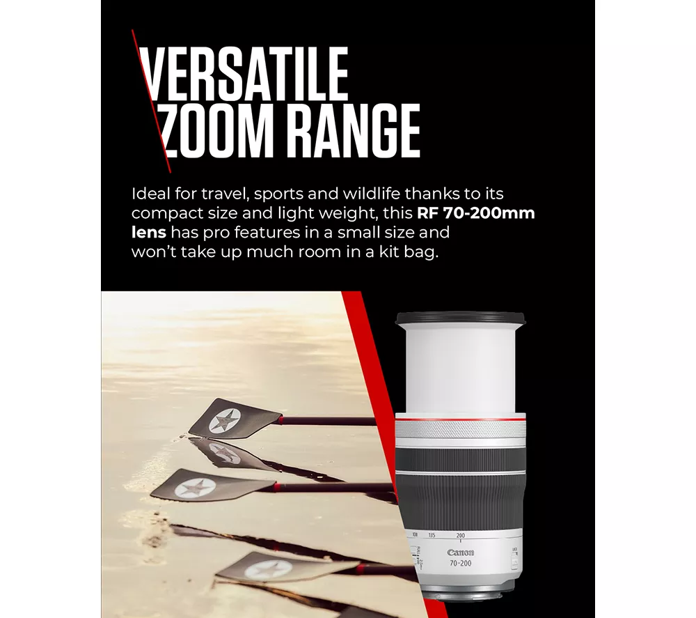 CANON RF 70-200 mm f 4L IS USM Telephoto Zoom Lens