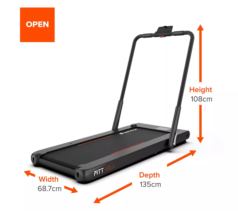 NEW IMAGE FITT Mill Smart Bluetooth Treadmill - Grey