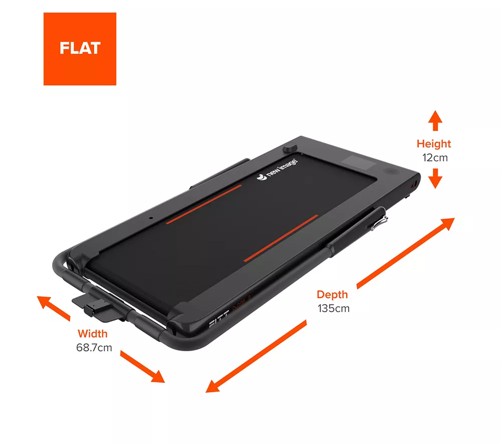 NEW IMAGE FITT Mill Smart Bluetooth Treadmill - Grey