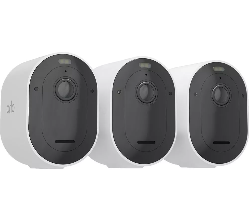 ARLO Pro 5 2K 1520p WiFi Security Camera System - 2 Cameras White