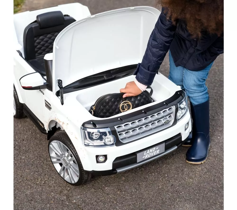 XOOTZ Land Rover Discovery 4 Kids Electric Ride-On Car - White