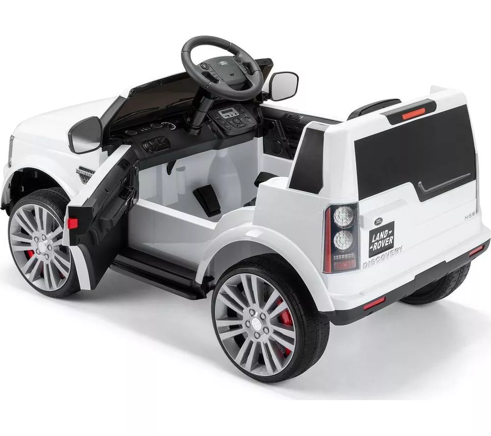 XOOTZ Land Rover Discovery 4 Kids Electric Ride-On Car - White