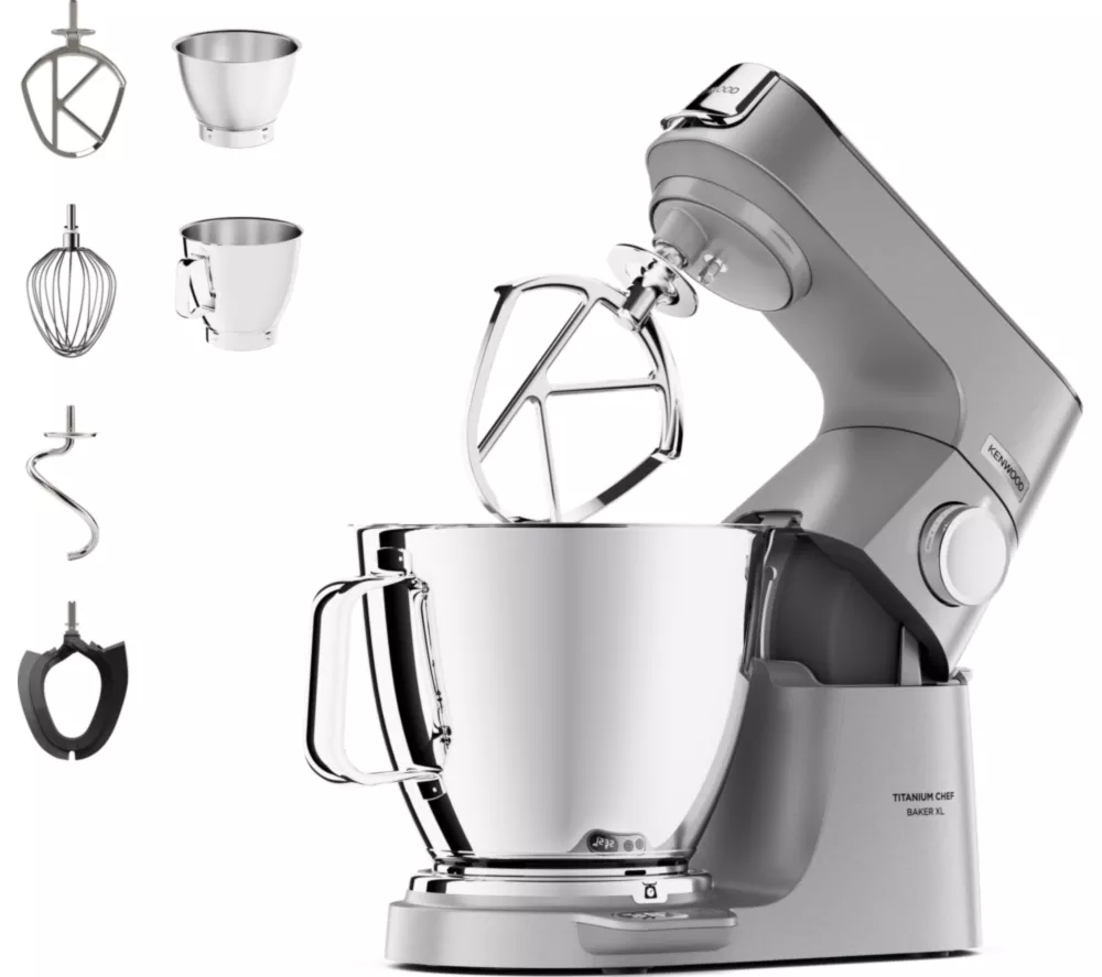KENWOOD Titanium Chef Baker XL KVL85.004SI Stand Mixer – Silver