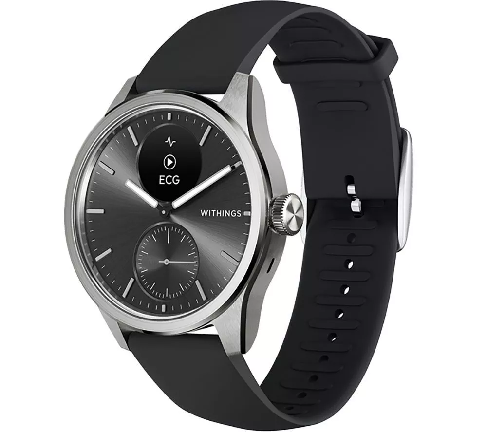 WITHINGS ScanWatch 2 Hybrid Smart Watch - Black 42 mm