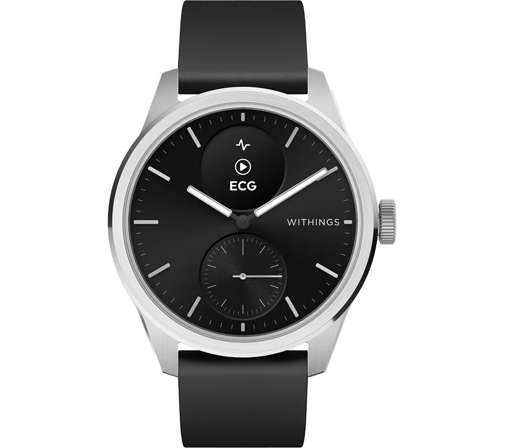 WITHINGS ScanWatch 2 Hybrid Smart Watch - Black 42 mm
