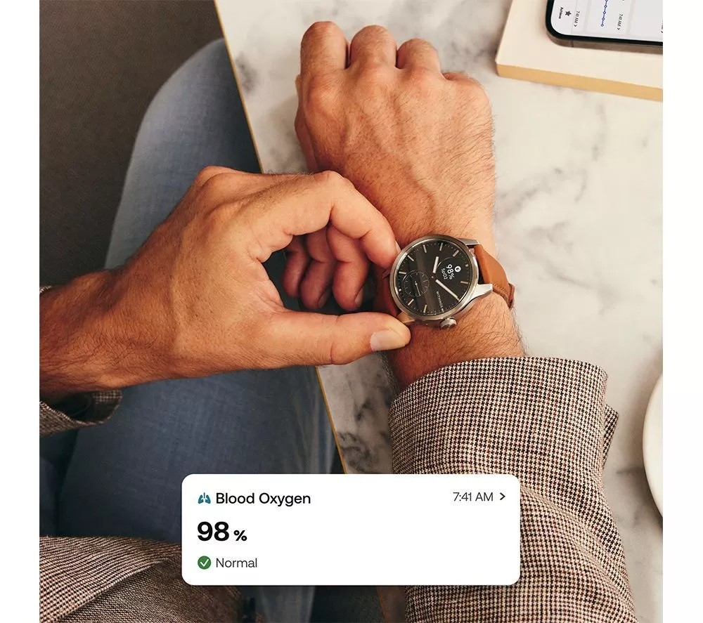 WITHINGS ScanWatch 2 Hybrid Smart Watch - Black 42 mm