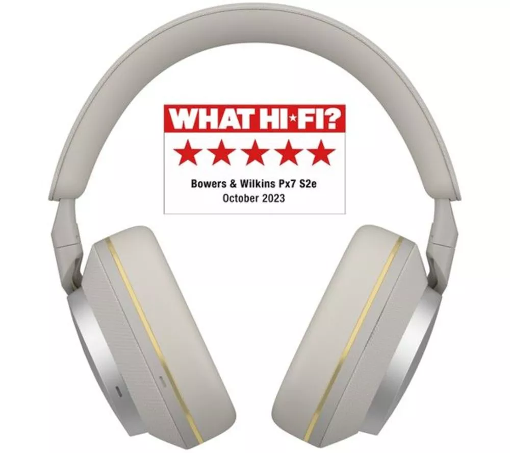 BOWERS&WILKINS Px7 S2e Wireless Bluetooth Noise-Cancelling Headphones - Grey
