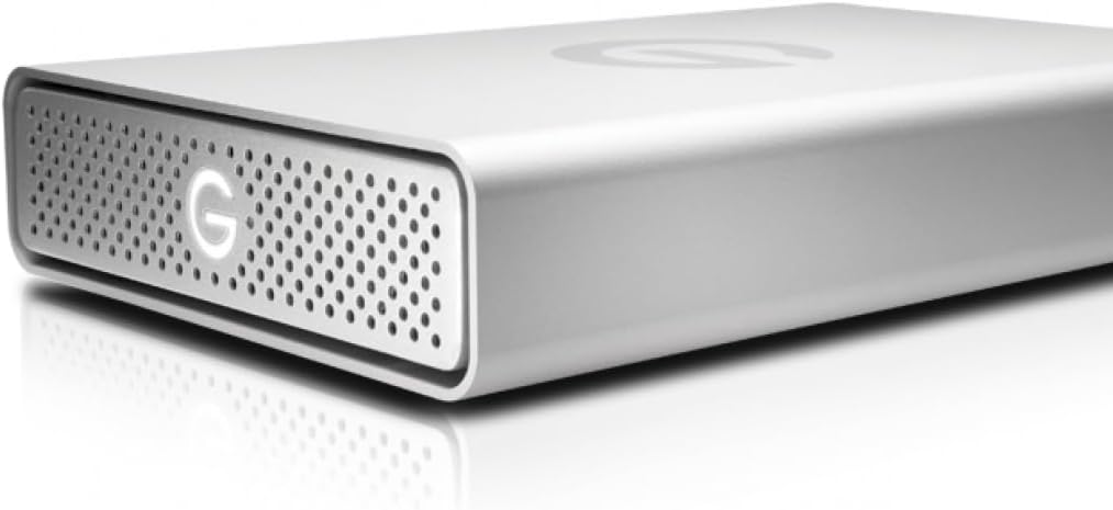 G TECH G-DRIVE External Hard Drive - 10 TB Silver