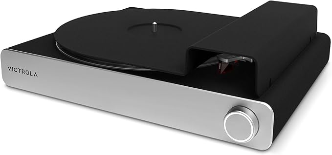 VICTROLA Stream Carbon for Sonos Belt Drive Turntable - Black & Silver