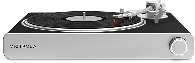 VICTROLA Stream Carbon for Sonos Belt Drive Turntable - Black & Silver