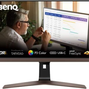 BENQ EW2880U 4K Ultra HD 28" IPS Monitor - Black & Brown
