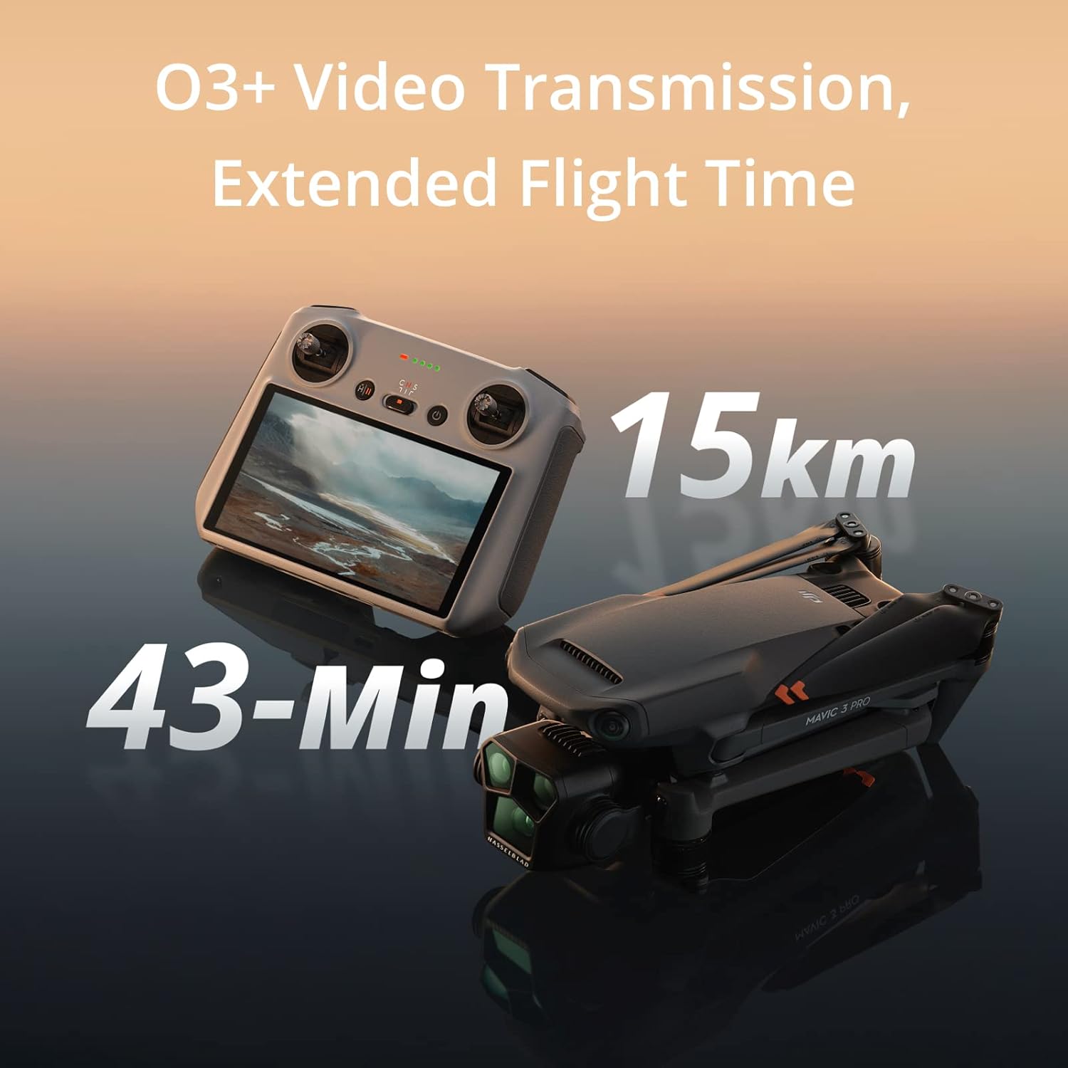 DJI Mavic 3 Pro Drone with DJI RC Remote Controller - Grey