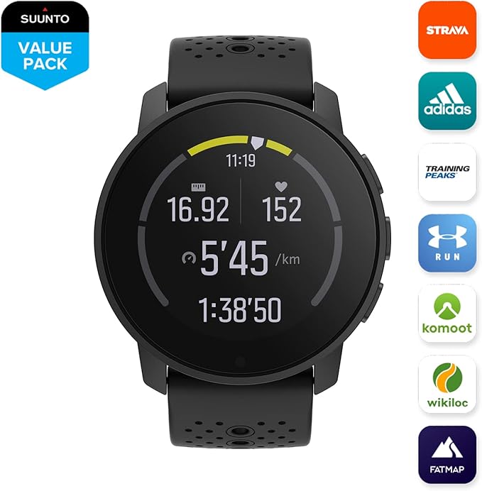 SUUNTO 9 Peak Sports Watch - Granite Blue Titanium Universal