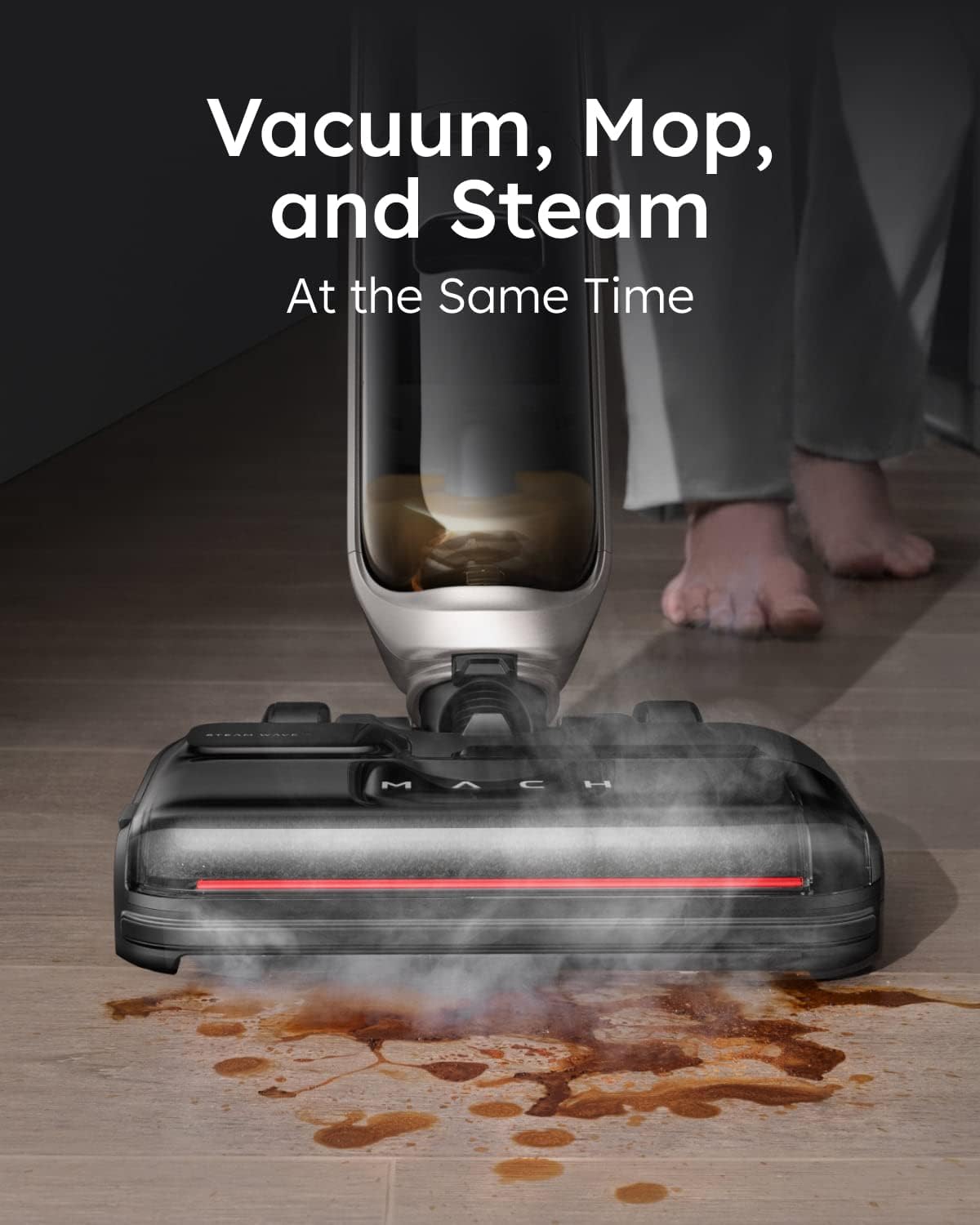 EUFY MACH V1 Ultra Cordless Upright Wet & Dry Vacuum Cleaner - Black