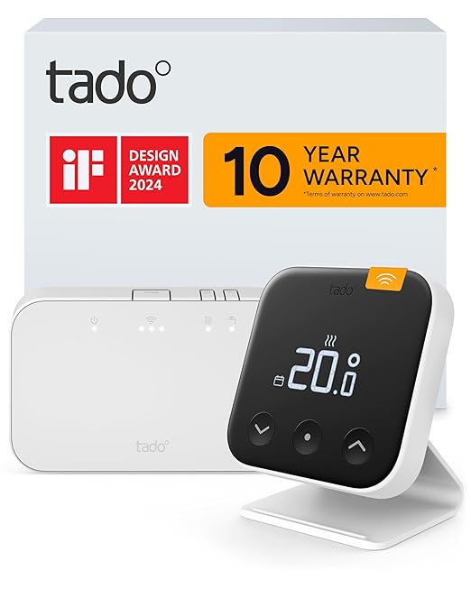 TADO Wireless Smart Thermostat Starter Kit & Radiator Add-on Bundle - Pack of 4