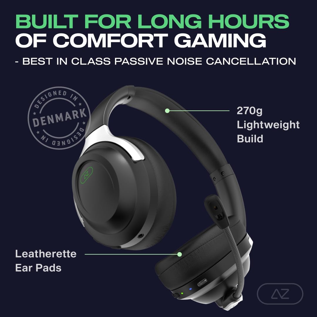 ACEZONE A-Spire Noise-Cancelling Gaming Headset - Black