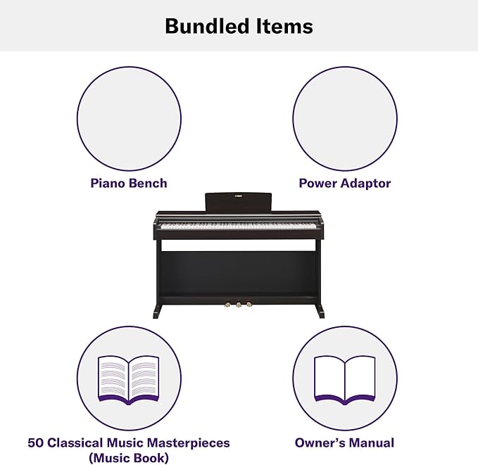 YAMAHA Arius YDP-145 Digital Piano - Black