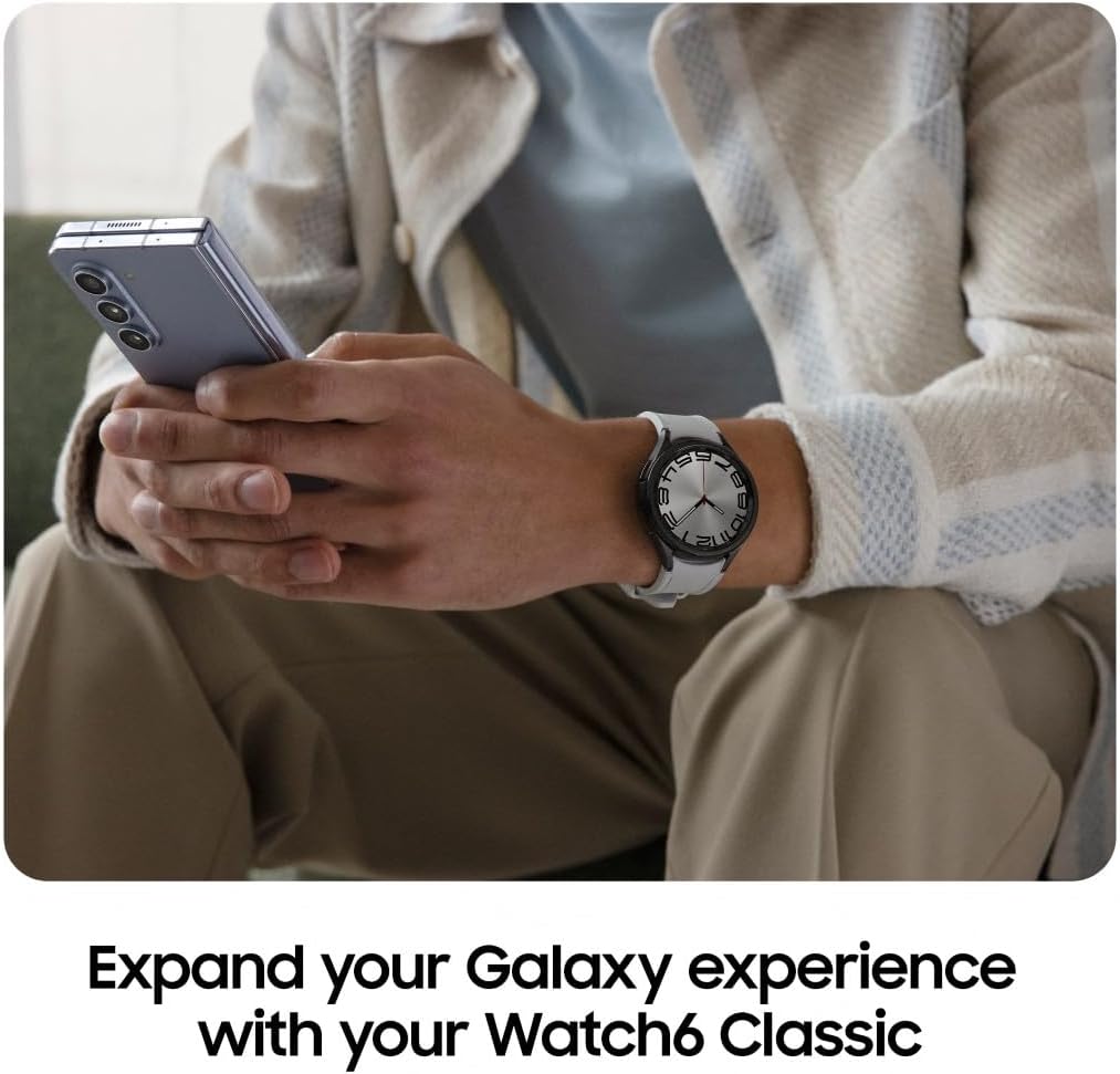 SAMSUNG Galaxy Watch6 Classic 5G with Bixby - Black 47 mm