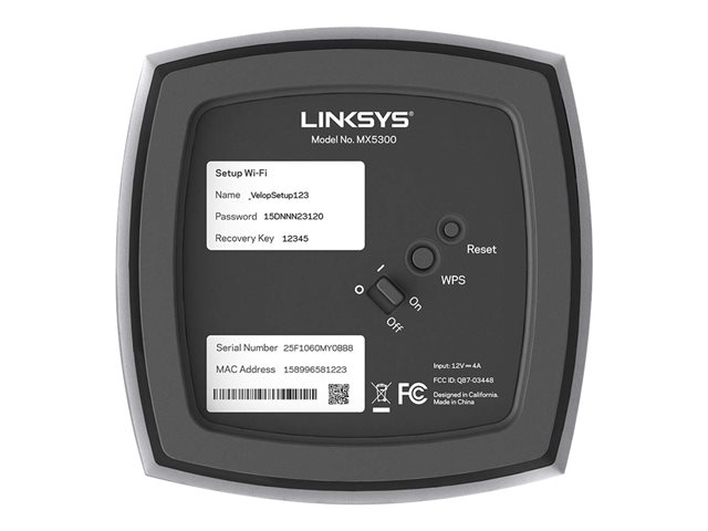 LINKSYS MX5300 Velop Whole Home WiFi System - Single Unit
