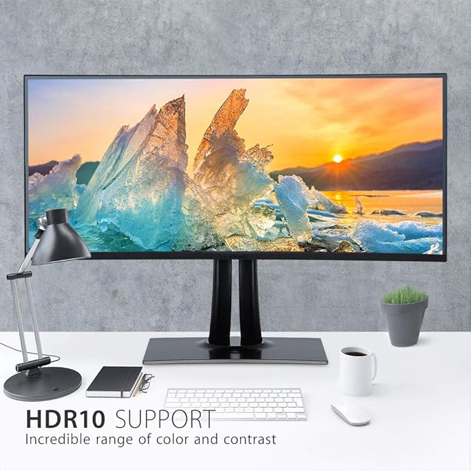 VIEWSONIC VP3481 Quad HD 34" VA LCD Curved Monitor - Black
