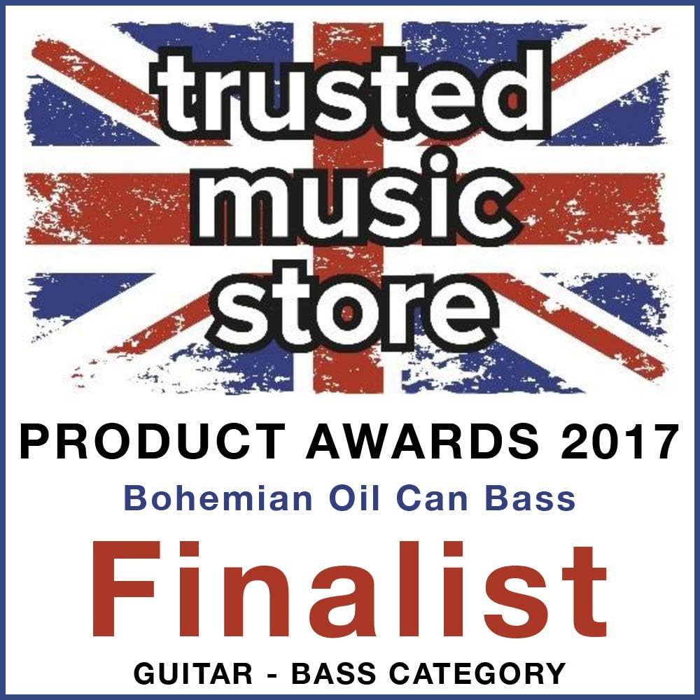 BOHEMIAN Oil Can Bass Guitar - Electric Limeade