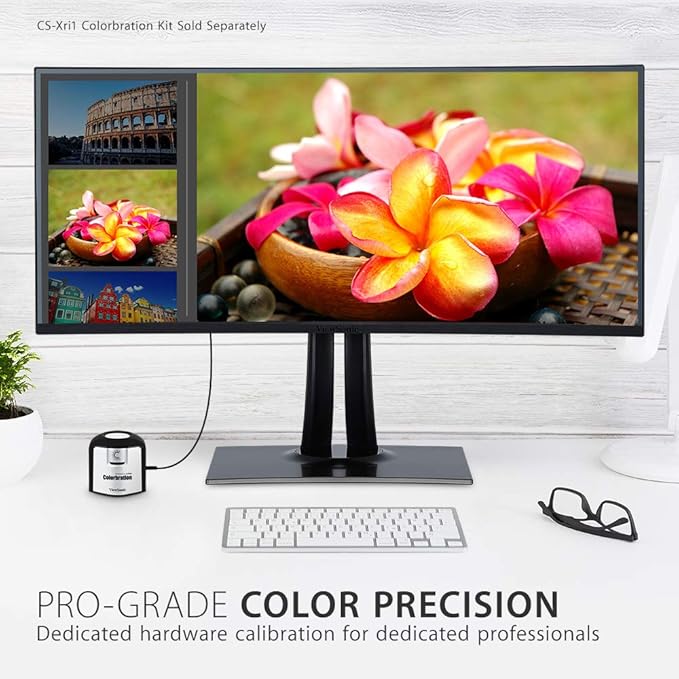 VIEWSONIC VP3481 Quad HD 34" VA LCD Curved Monitor - Black