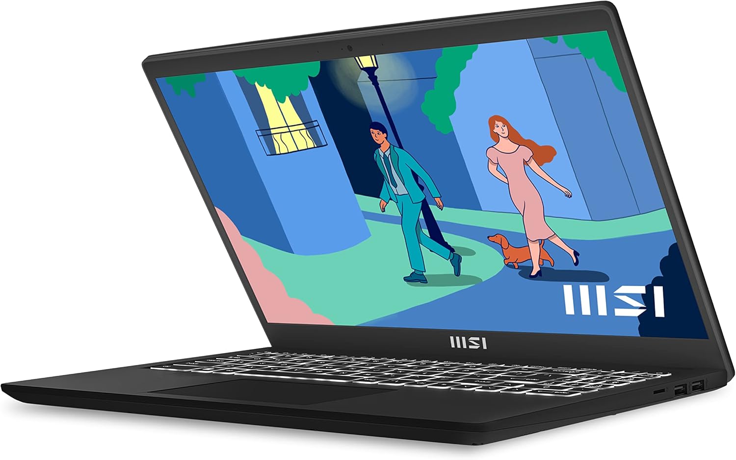 MSI Modern 15 15.6" Laptop - AMD Ryzen 7 512 GB SSD Black